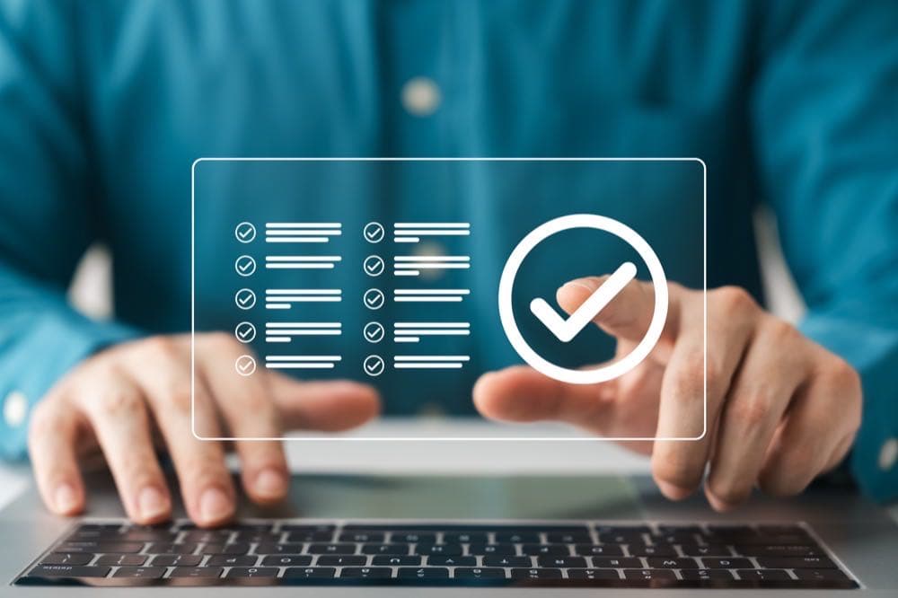 Business quality and standardization certification concept representing CMMC compliance