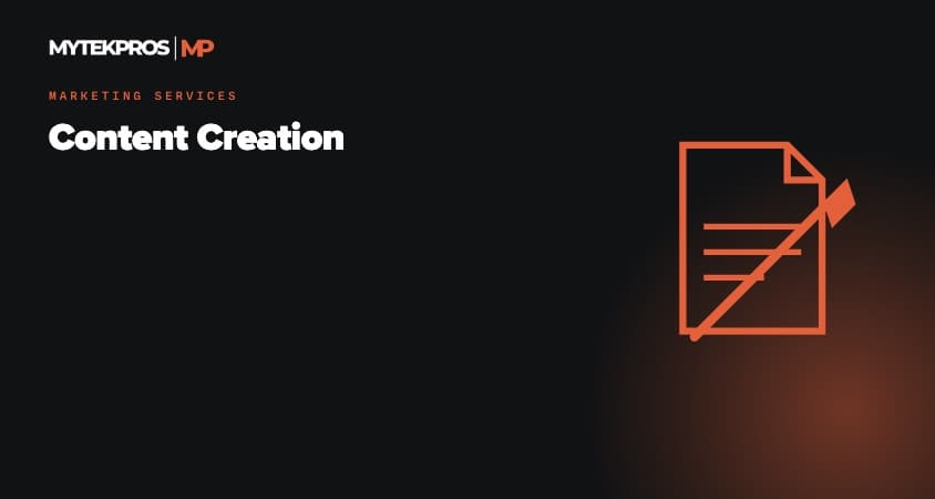 Mytek Pros Content Creation -- Marketing Services in California
