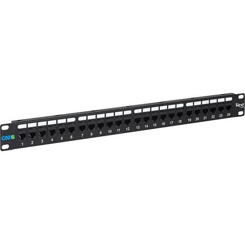 ICC CAT6 24-Port Feed-Through Patch Panel