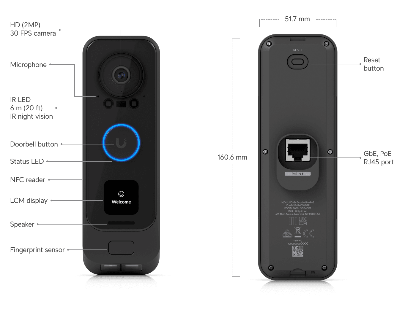G4 Doorbell Pro PoE Kit