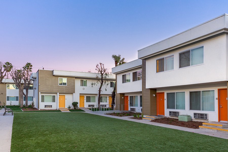 Azusa Apartments building and community