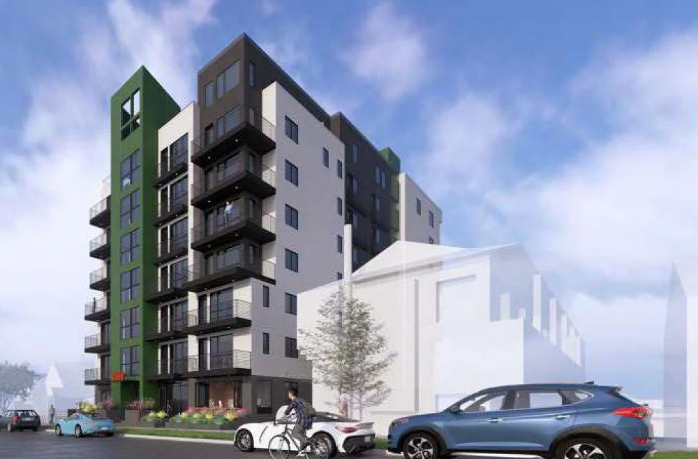 Architectural rendering of Front Street