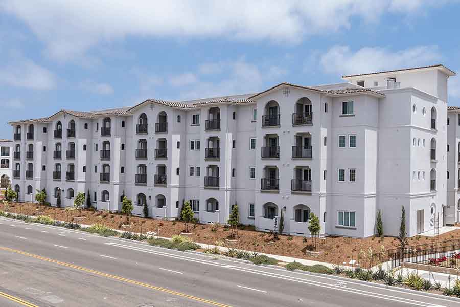 Mission Cove Seniors building and community