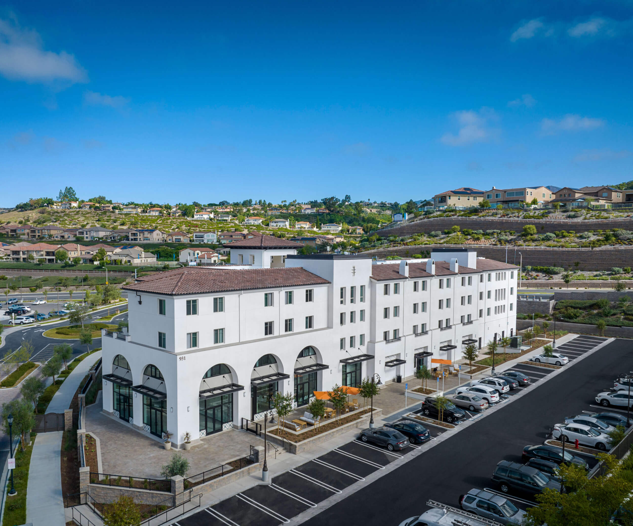 Portola Seniors Apartments building and community