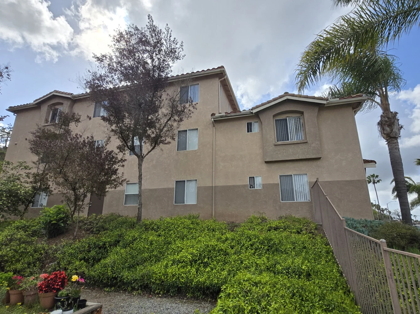 Building and community at Villa Serena Seniors Apartments